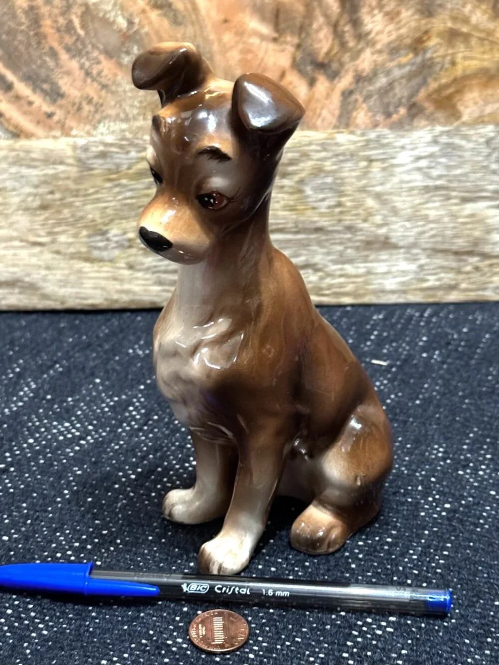 Walt Disney Lady and the Tramp, Tramp Ceramic Figurine, Vintage Circa 1955